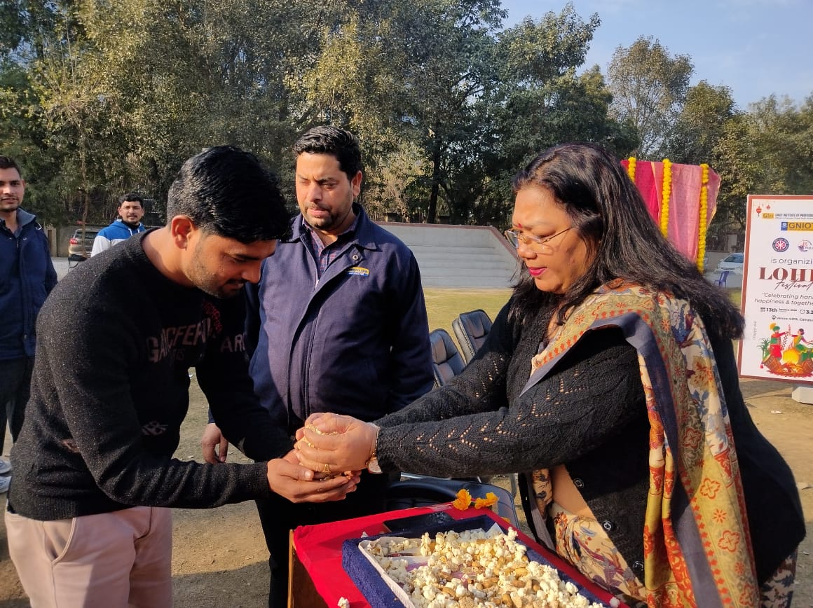 Lohri Celebration at GNIOT Institute of Professional Studies